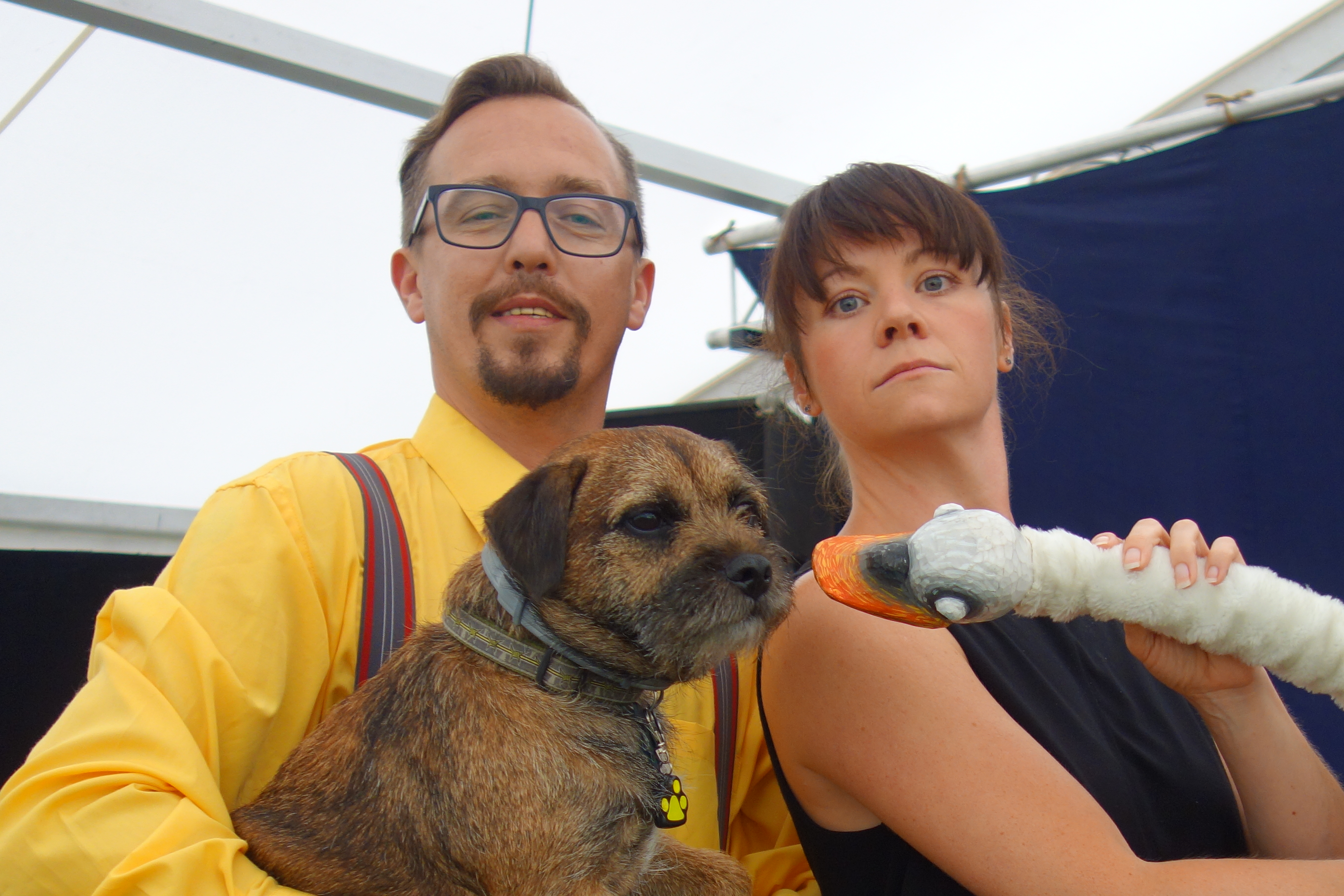 Bocian na festivalu.JPG